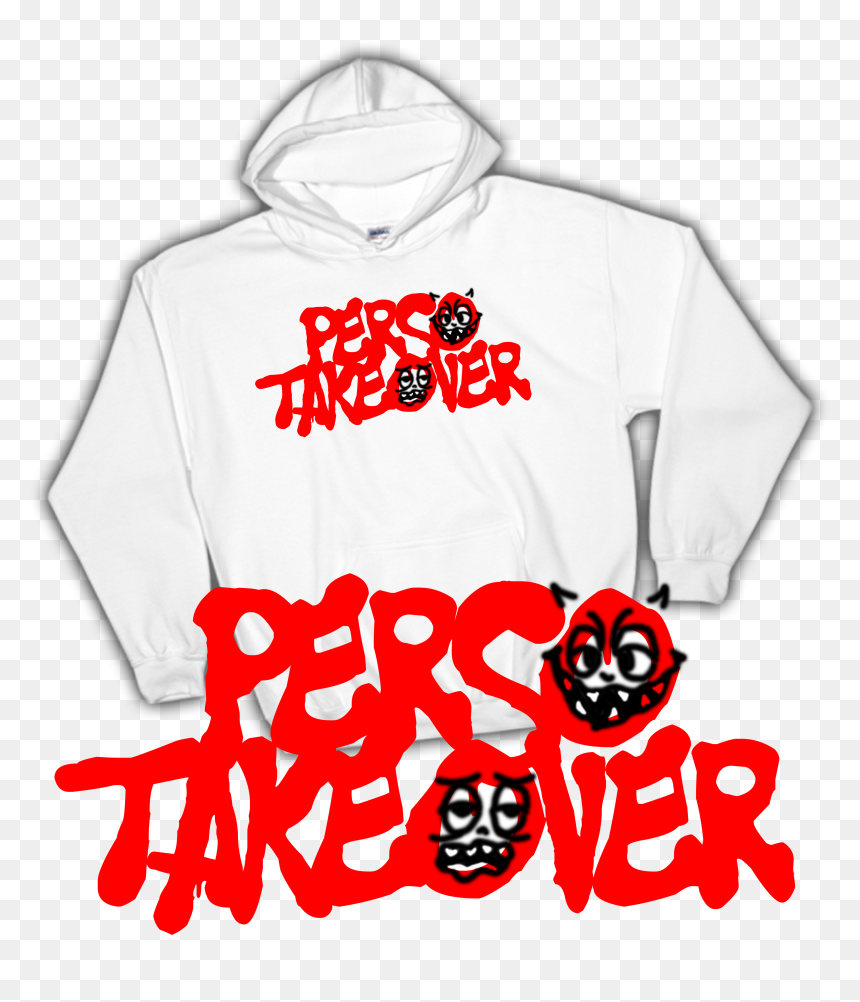 Image Of Perso Takeover Hoodie - Hoodie, HD Png Download - hoodie template png