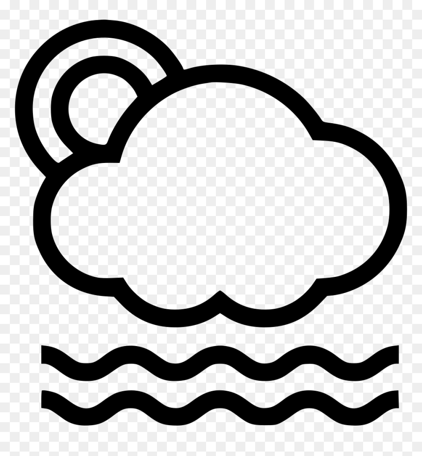 Sun Fog - Weather Icon Freezing Rain, HD Png Download - sun drawing png