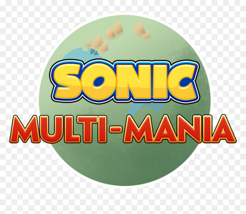 This Is The First Release Of Multi-mania For Sonic - Graphic Design, HD Png Download - sonic mania logo png