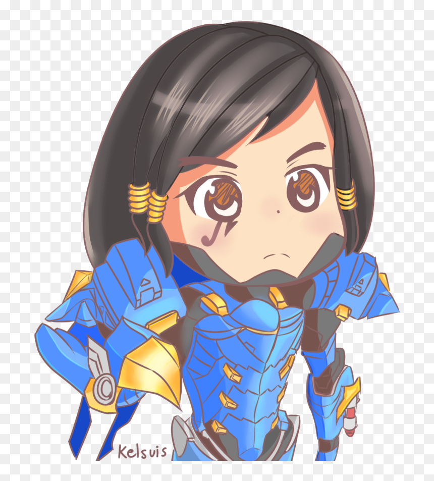 Art,pharah,kelsuis - Pharah Cute, HD Png Download - pharah overwatch png