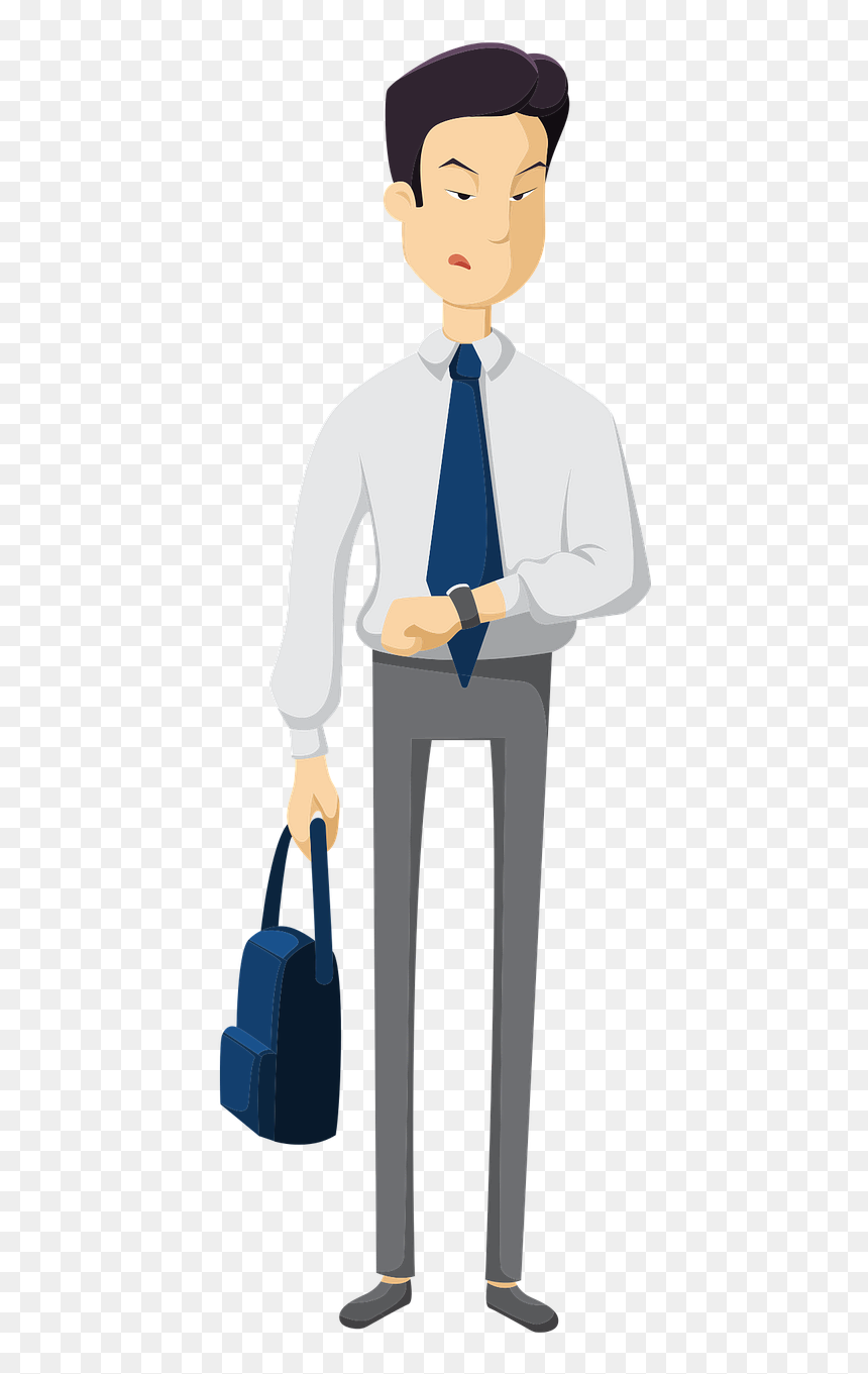Phone Clipart Businessman - Businessman Clipart, HD Png Download - businessman clipart png