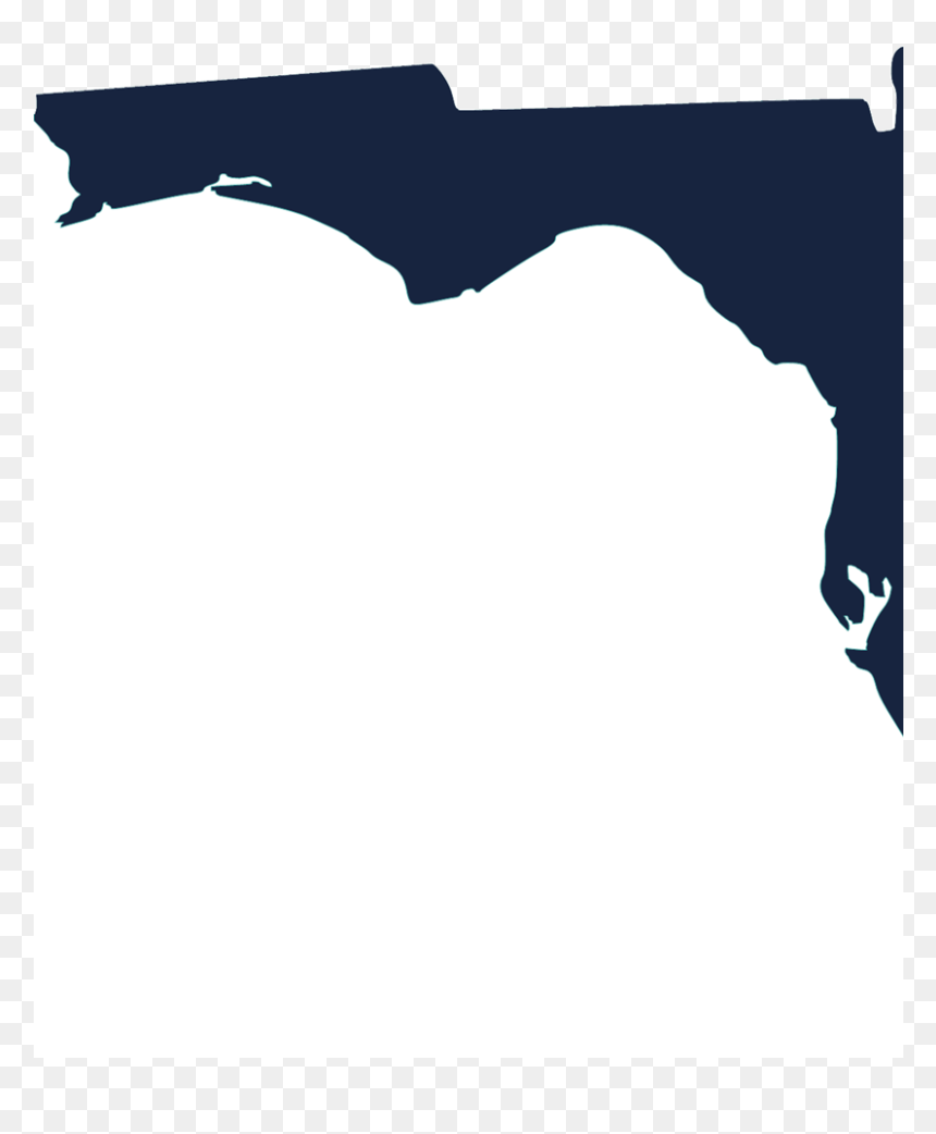Dark Blue Florida Clip Art, Icon And Svg "src="data - Illustration, HD Png Download - florida clipart png