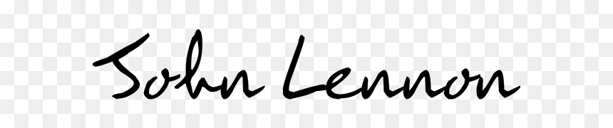 John Lennon Lettering, HD Png Download - john lennon png