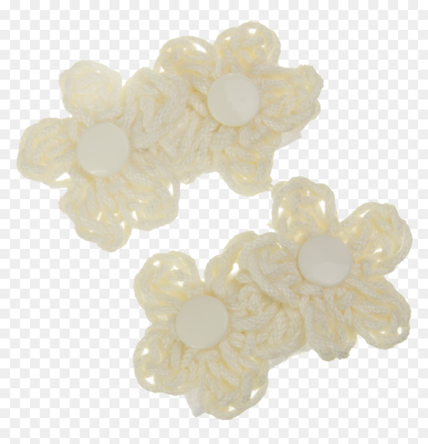 Broche Florecitas Tejidas 2 Piezas - Artificial Flower, HD Png Download - florecitas png