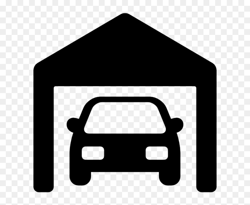 Park Parking House Transprent - Car Garage Clip Art, HD Png Download - garage png