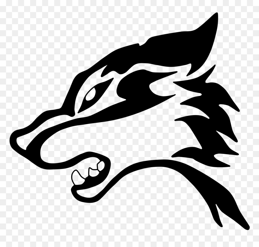 Wolf Clipart Pencil In - White Wolf Fang Drawing, HD Png Download - fang png