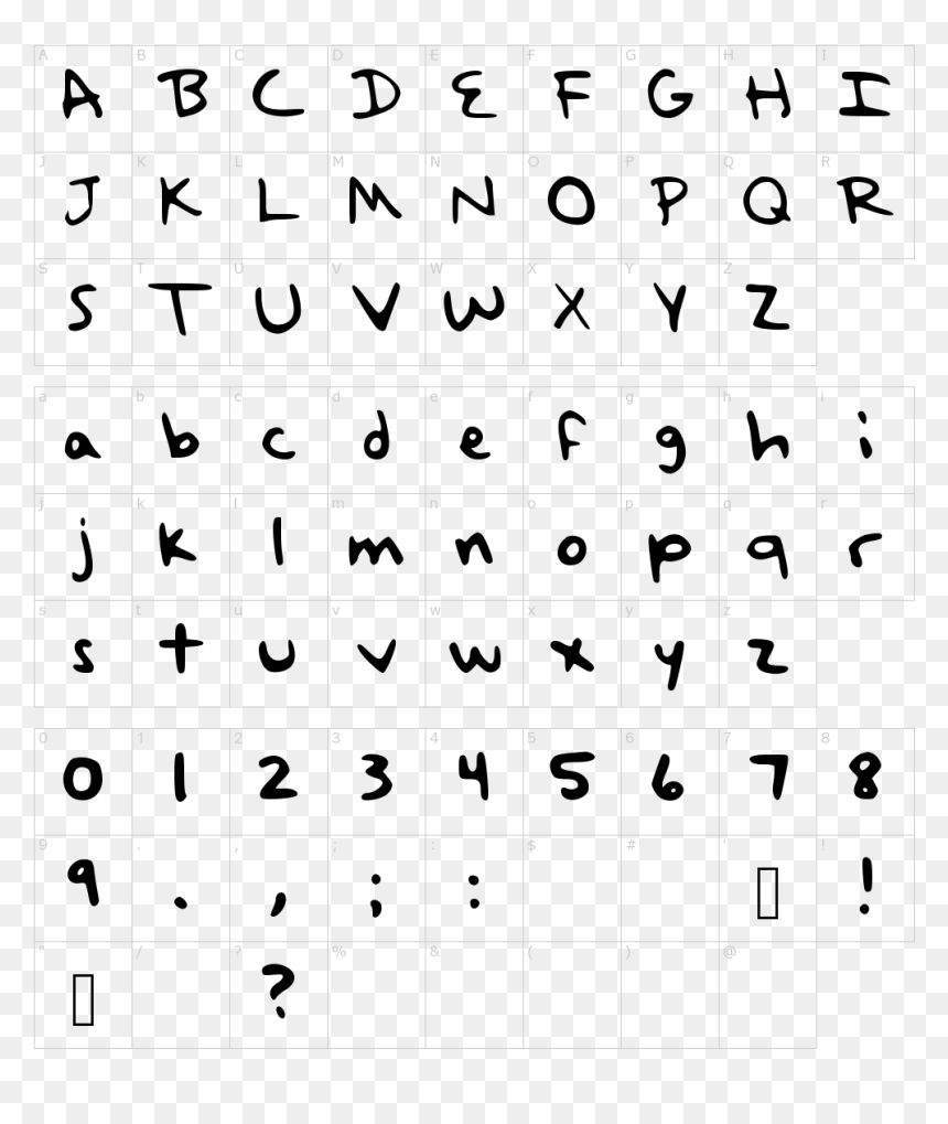 Number, HD Png Download - hand writing png