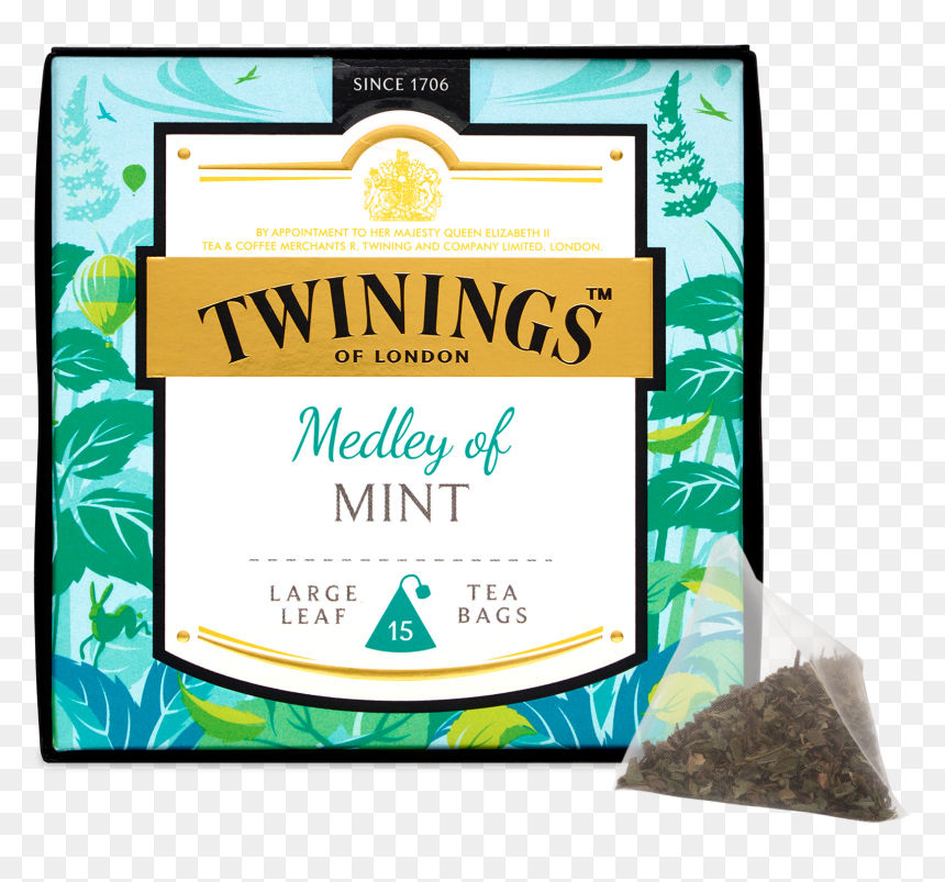 Earl Grey Twinings Of London, HD Png Download - mint leaf png