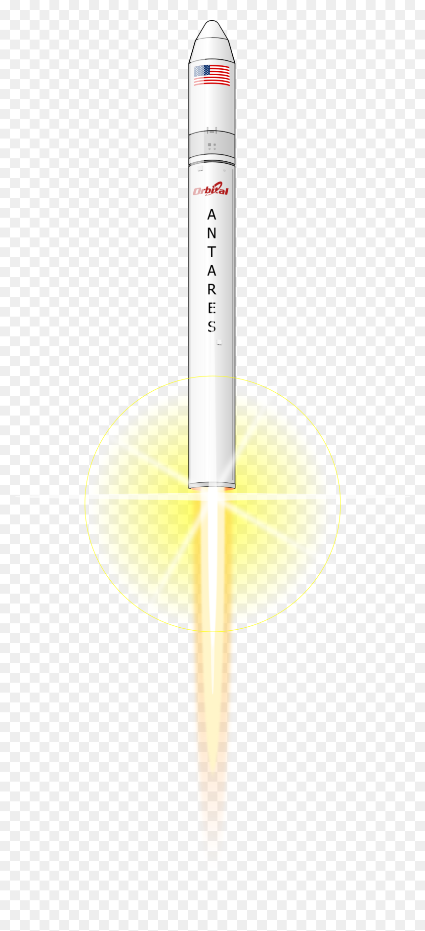 Antares Rocket Clip Arts - Cross, HD Png Download - rocket clipart png