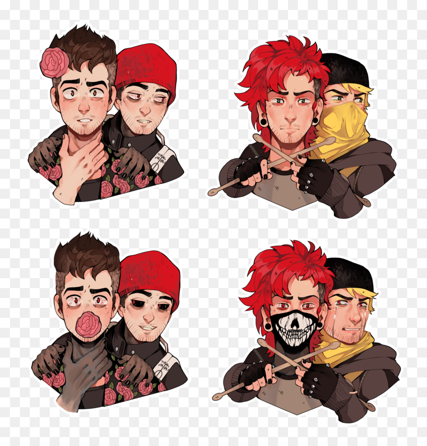 Transparent Twenty One Pilots Png - Twenty One Pilots Art Trench, Png Download - josh dun png