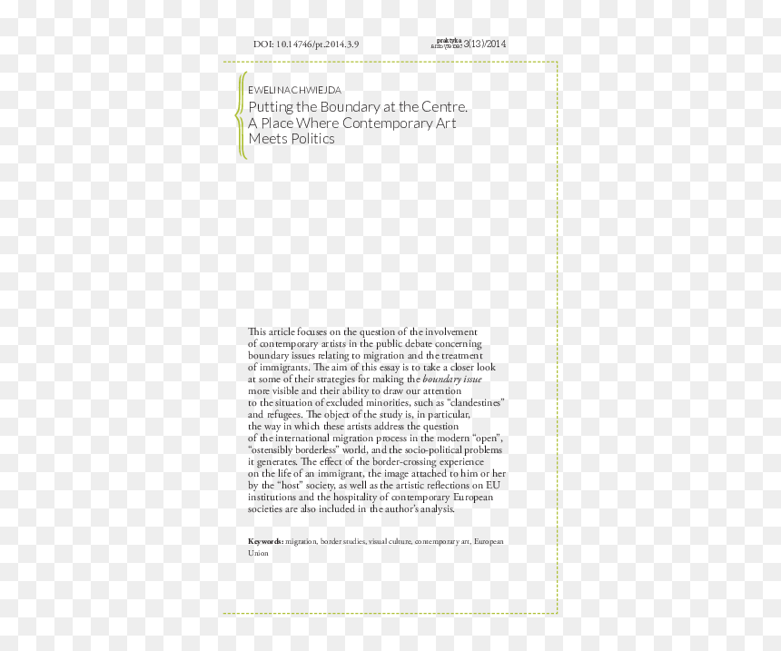 Document, HD Png Download - modern border png