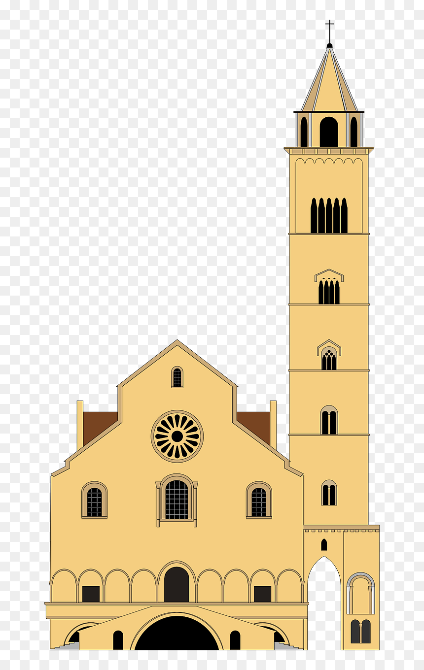Cathedral Basilica Of Saint Nicholas The Pilgrim, HD Png Download - church building png