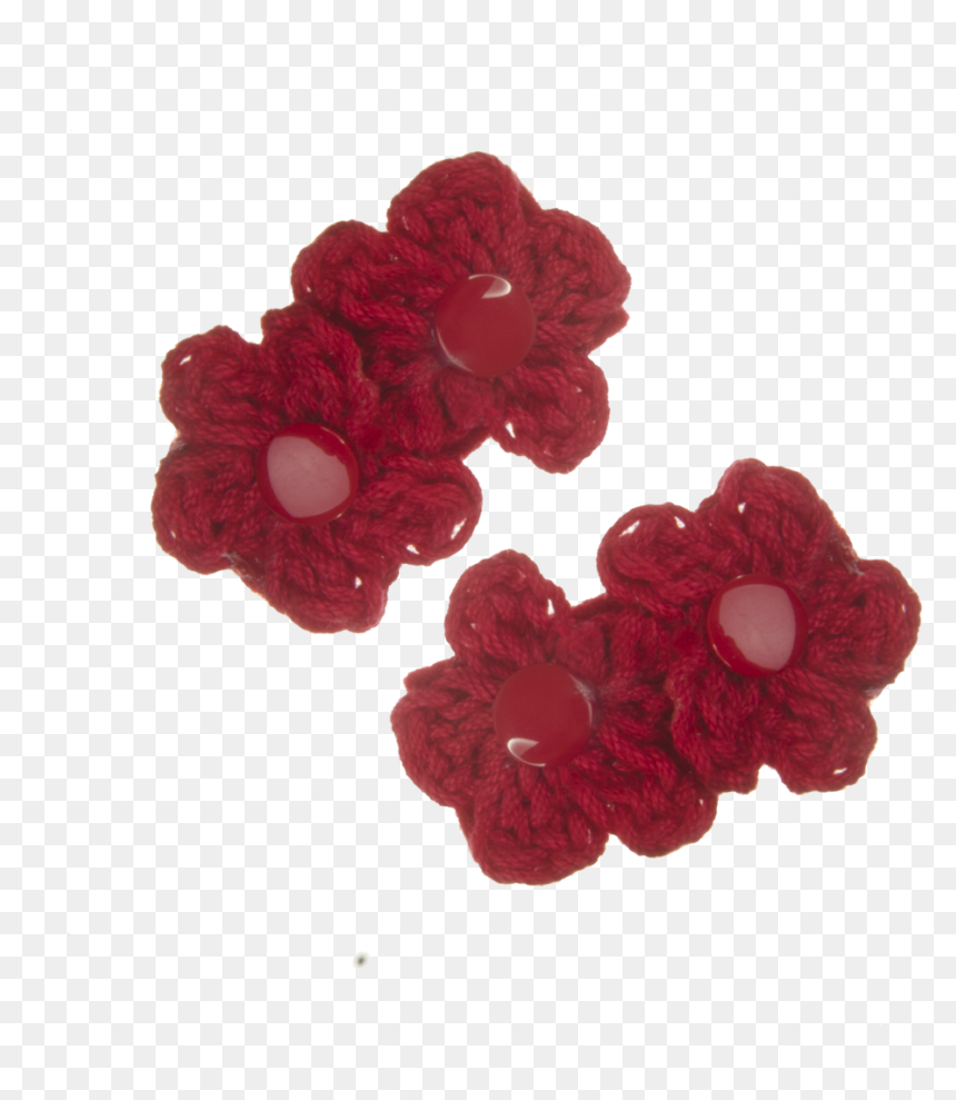Broche Florecitas Tejidas 2 Piezas - Artificial Flower, HD Png Download - florecitas png