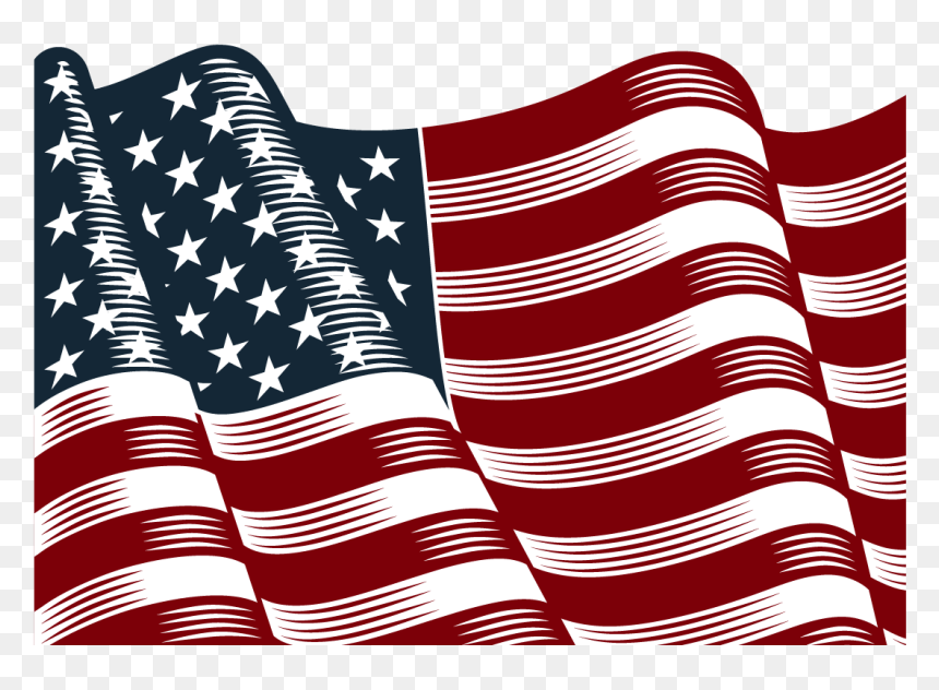 Png American Flag - Desenho De Bandeira Dos Estados Unidos, Transparent Png - bandeira eua png