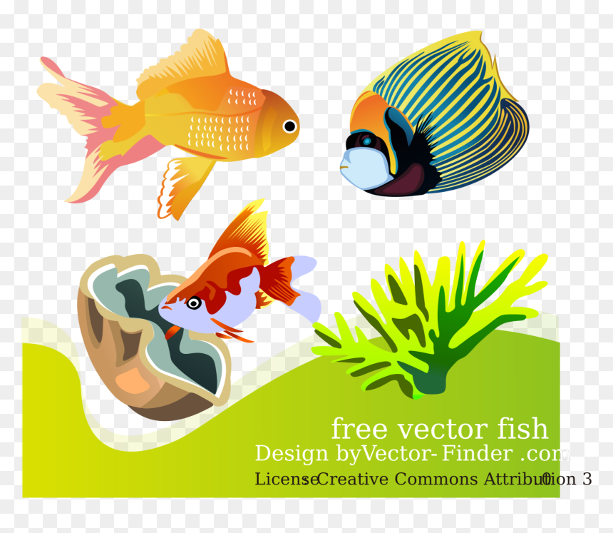 Free Vector Fish Clip Arts - Fish All Free Download, HD Png Download - fish icon png