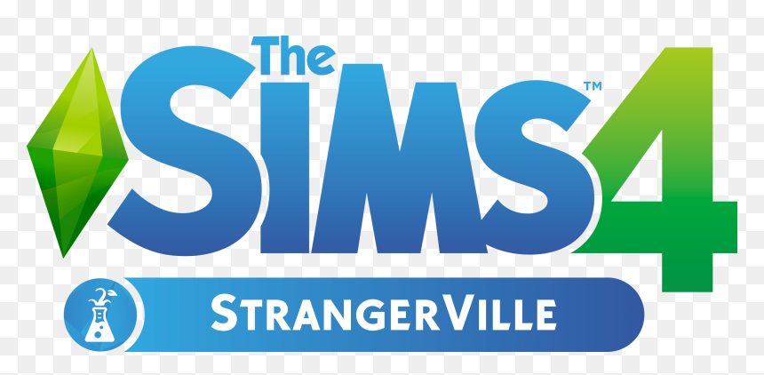 Sims 4 Logo Pack Jeu Gamepack Strangerville English - Sims 4 Strangerville Logo, HD Png Download - battlefield 4 logo png