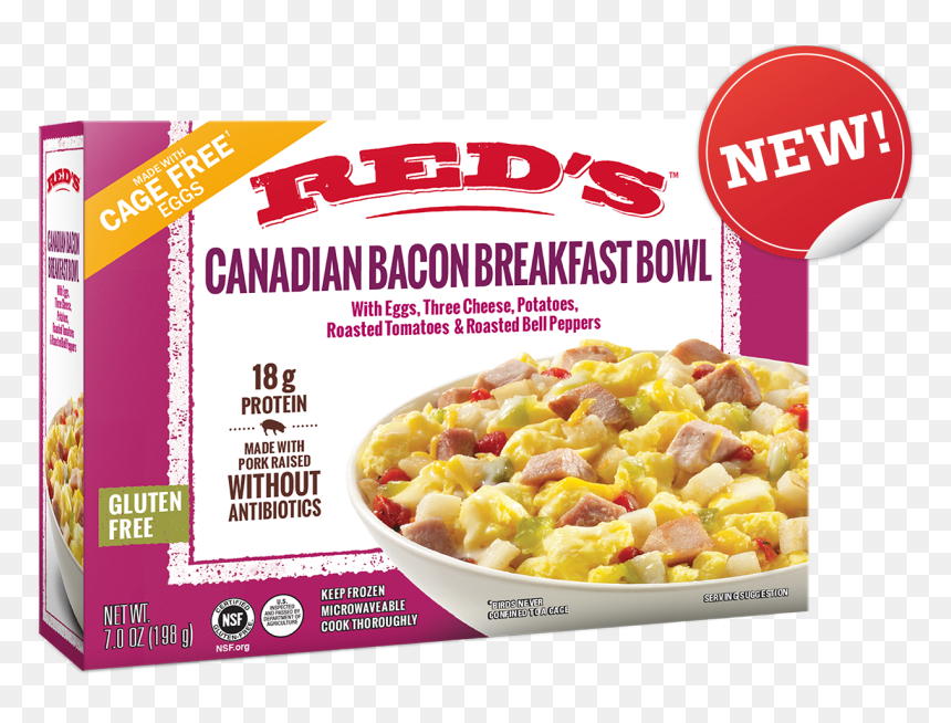 Canadian Bacon Bowl - Mexican Cuisine, HD Png Download - rice bowl png