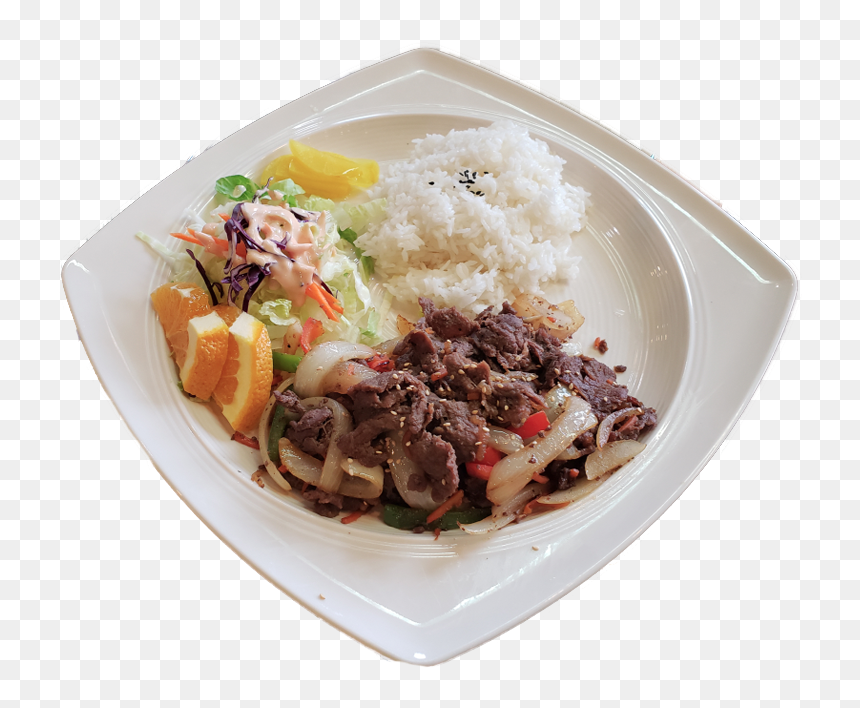 Bulgogi Rice Bowl - Steamed Rice, HD Png Download - rice bowl png
