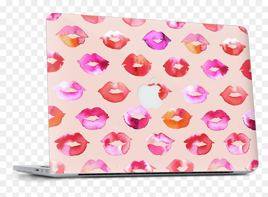 Sweet Coral Pink Lips Macbook Skin"
 Data Mfp Src="//cdn, HD Png Download - pink lips png
