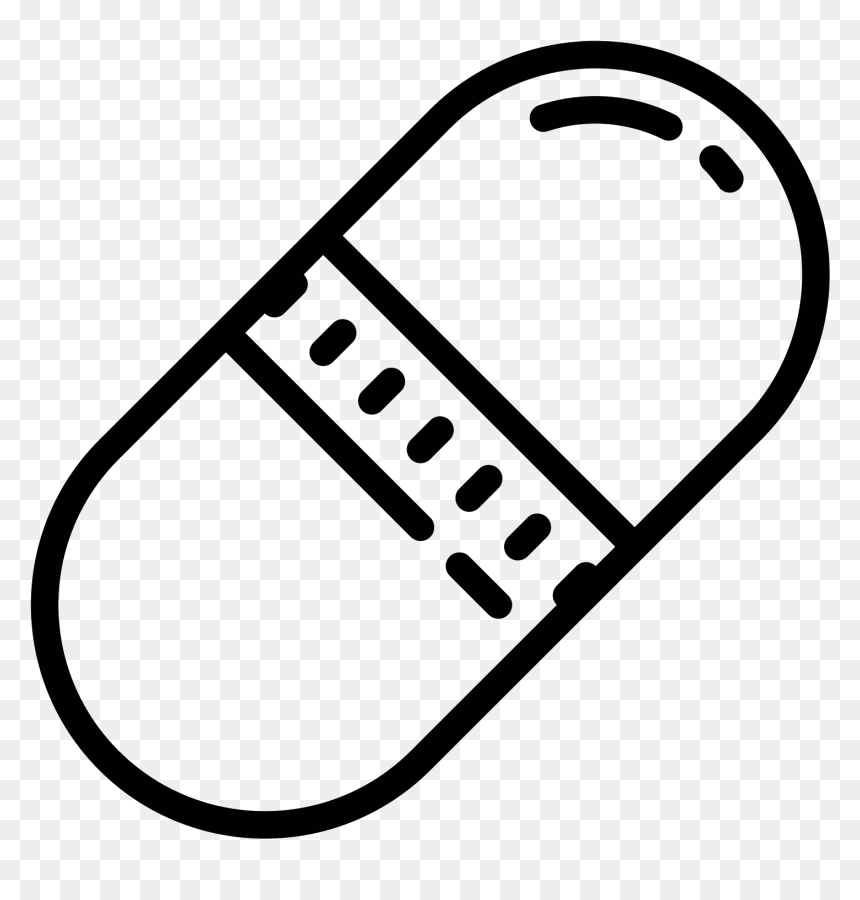 Pastillas Iconos Png , Png Download - Antibiotics Black And White, Transparent Png - iconos redes sociales png