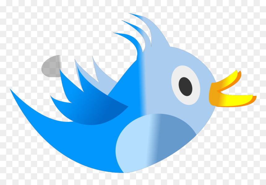 Tweeter Bird Svg Clip Arts - Cartoon, HD Png Download - twiiter png