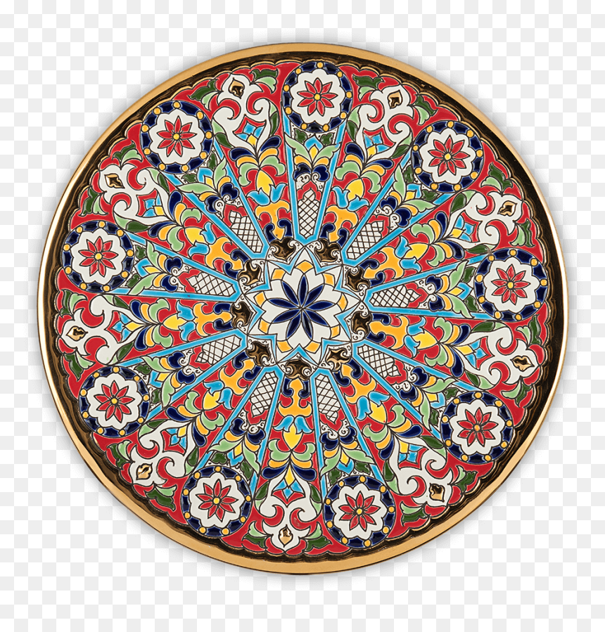 Multihued Floral Decorative - Circle, HD Png Download - decorative circle png