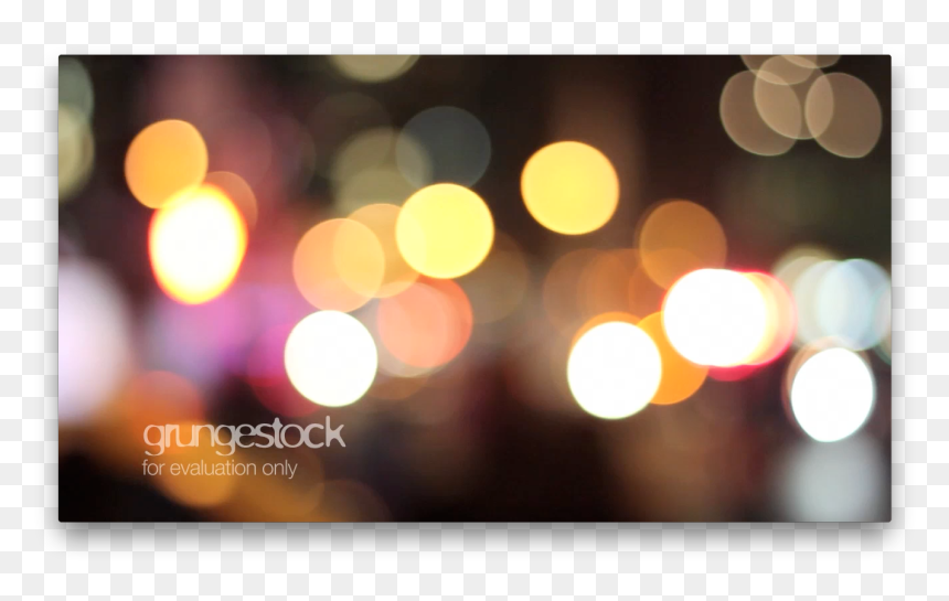 Blurry City Lights Transparent, HD Png Download - city lights png