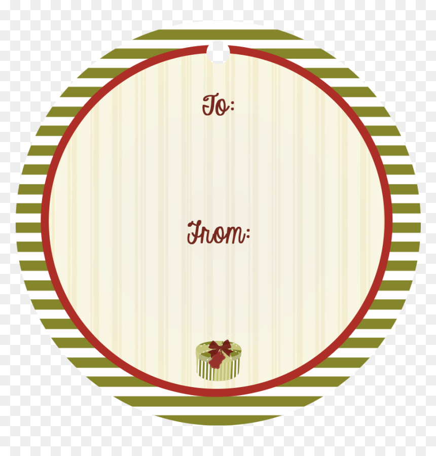 Vintage Holiday Bike Round Tag With Hole - Diagnostic Imaging Center Logo, HD Png Download - vintage tag png