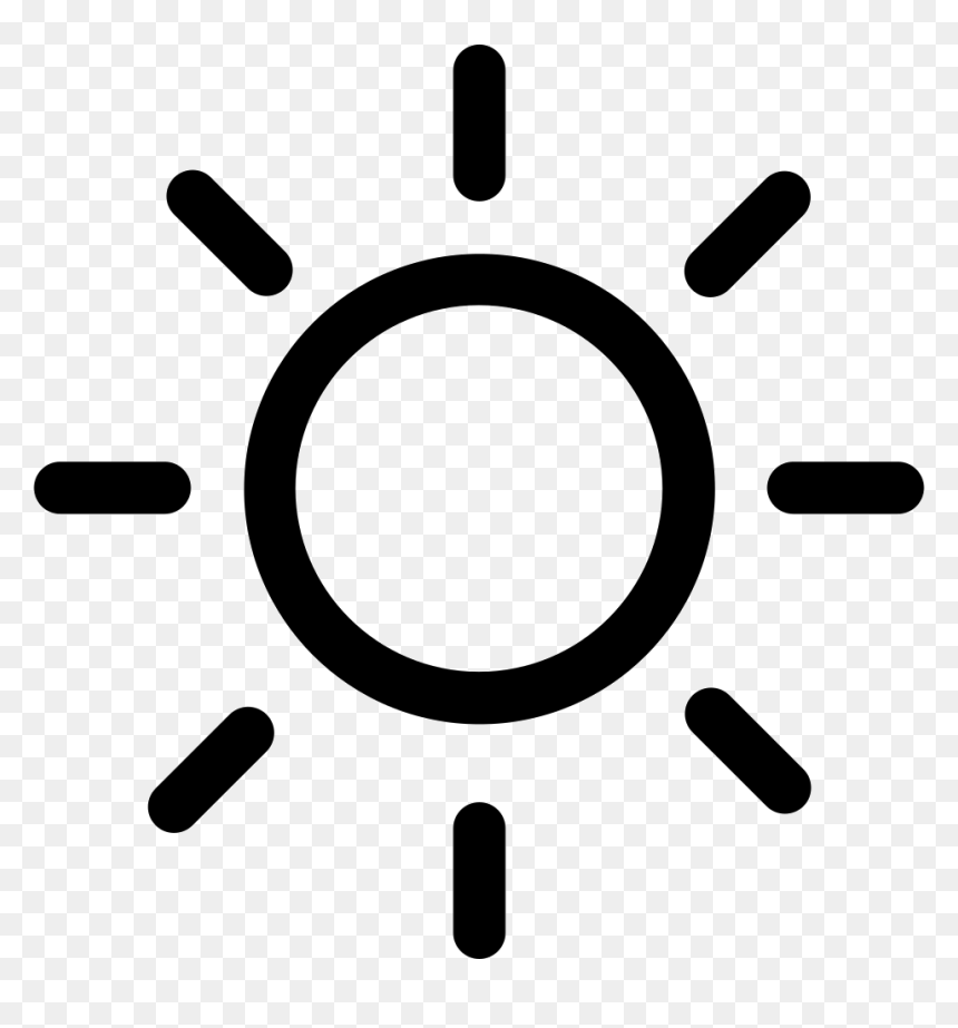 Sunny - Brightness Icon, HD Png Download - sunny png