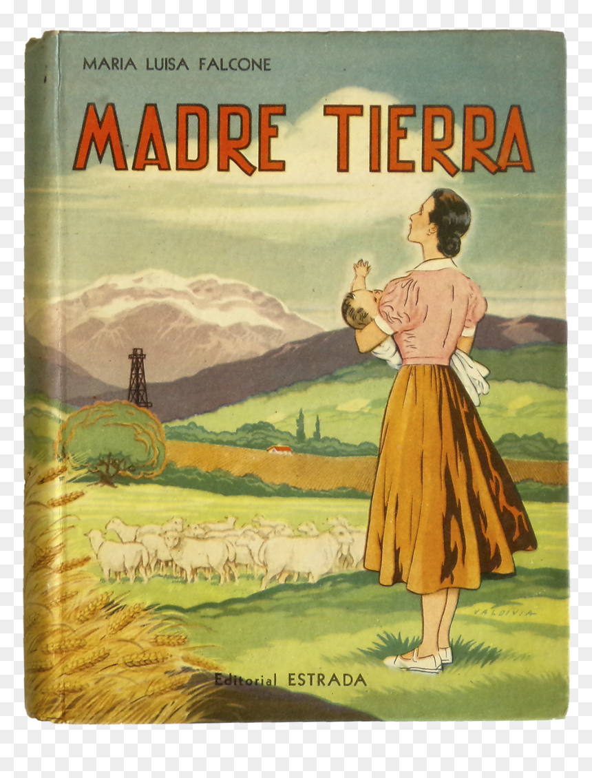 Madre Tierra, Libro De Lectura, 1955, Estrada - Retro Style, HD Png Download - tierra png