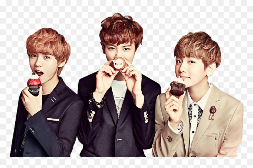 Luhan Chanyeol Baekhyun Exo Amirasone Png Exo Luhan - Exo Chanyeol Baek Hyun, Transparent Png - luhan png