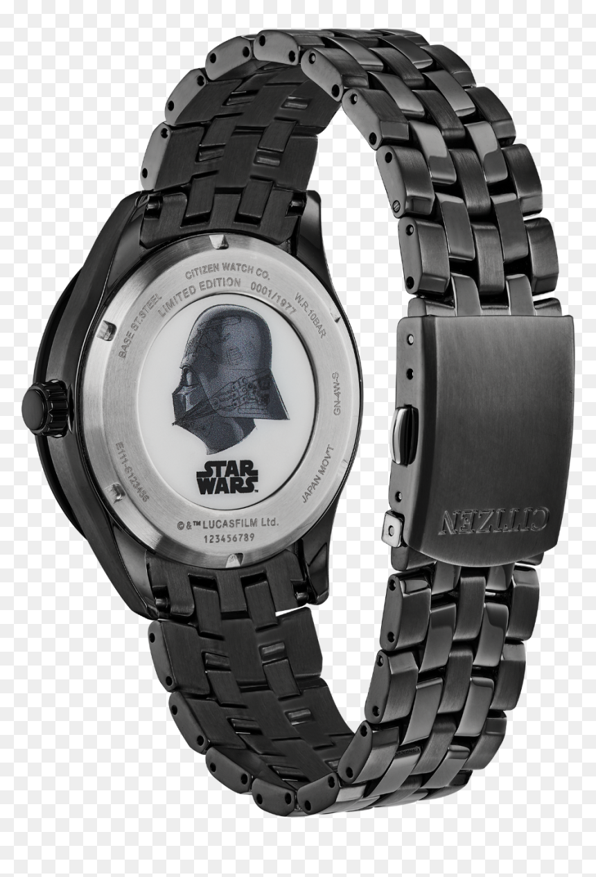 Darth Vader Back View - Citizen Star Wars Watch, HD Png Download - darth vader mask png