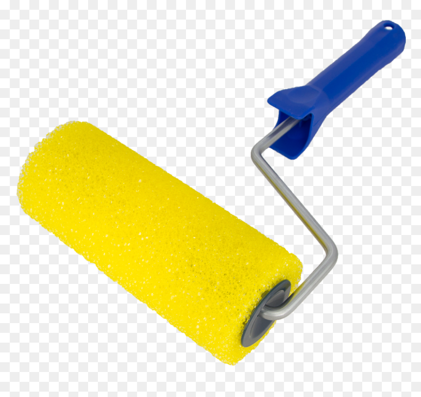 Texture Roller Coarse Yellow Ø 60mm, 18 Cm - Paint Roller, HD Png Download - plastic texture png