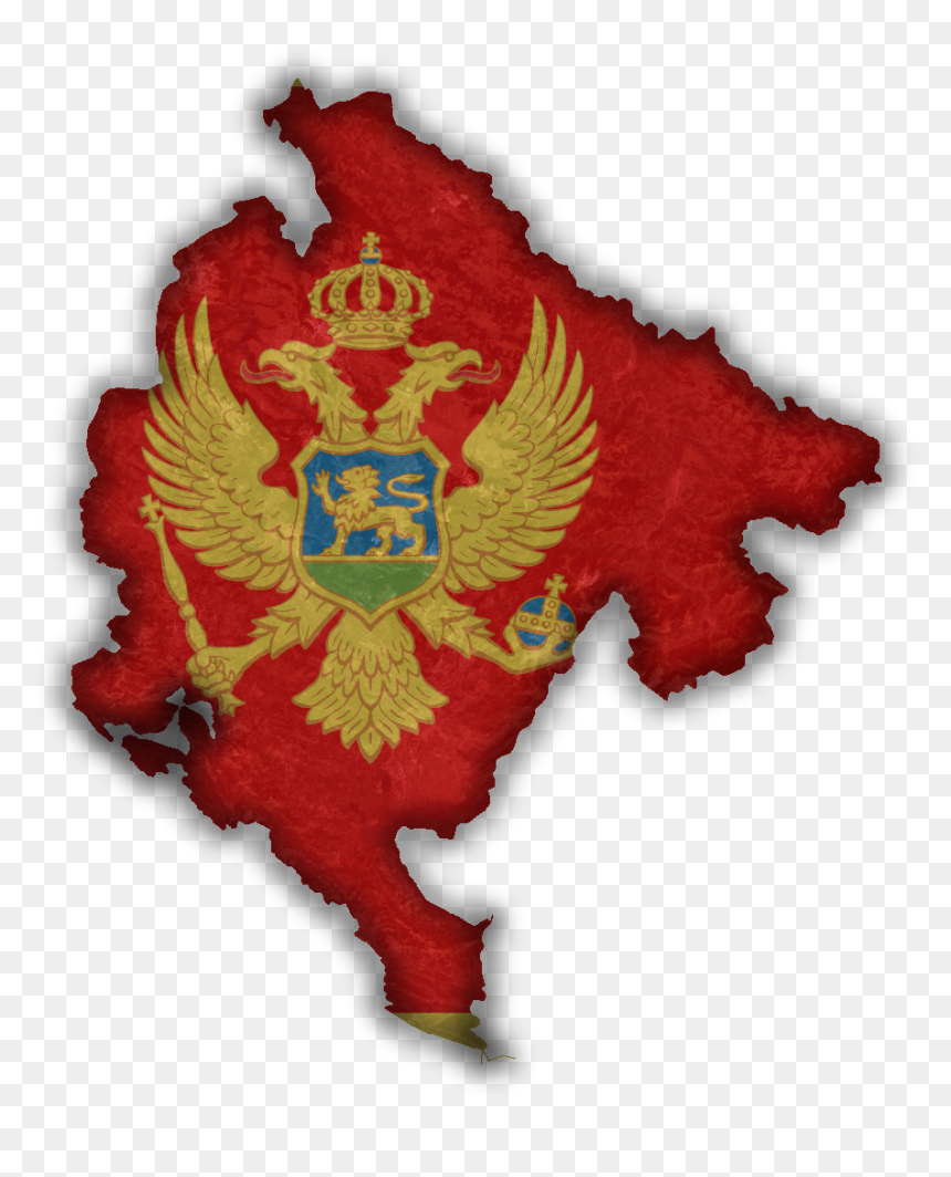 Serbia Montenegro Flag New, HD Png Download - blank crest png