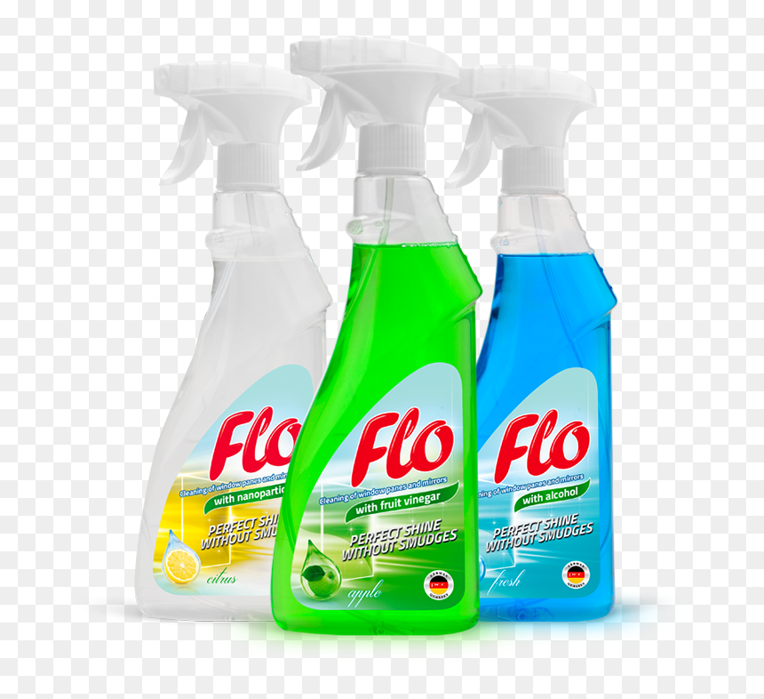 Glass Cleaner Flo Cleaning Liquid For Window Panes - Background Glass Cleaner, HD Png Download - glass shine png