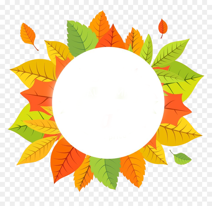 Decorative Leaf Transparent Png - Leaf, Png Download - decorative circle png