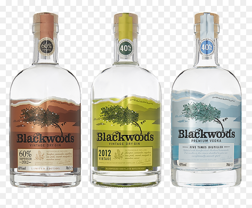 Gin Blackwoods Limited Edition, HD Png Download - vintage tag png