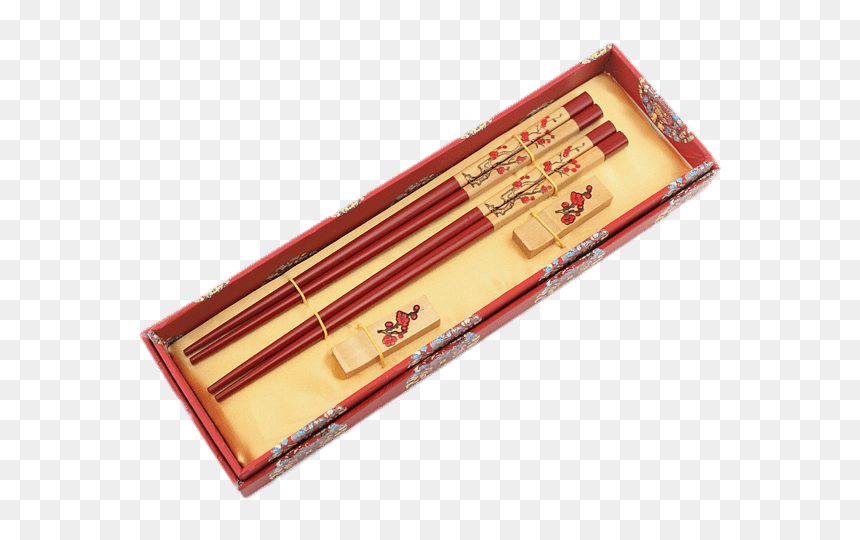 Chopsticks In Box - Wood, HD Png Download - chopstick png