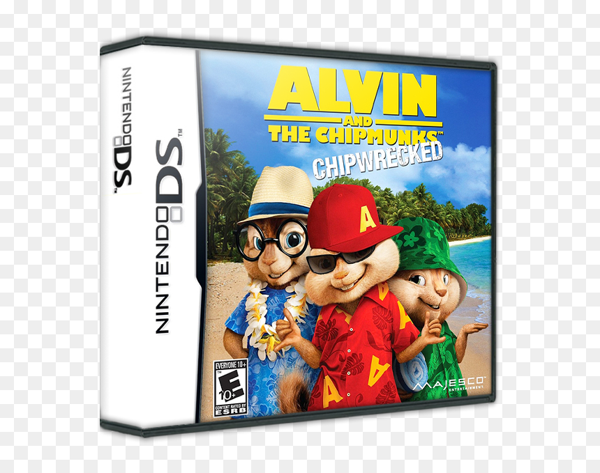 Alvin And The Chipmunks - Alvin And The Chipmunks Chipwrecked Wii, HD Png Download - alvin and the chipmunks png
