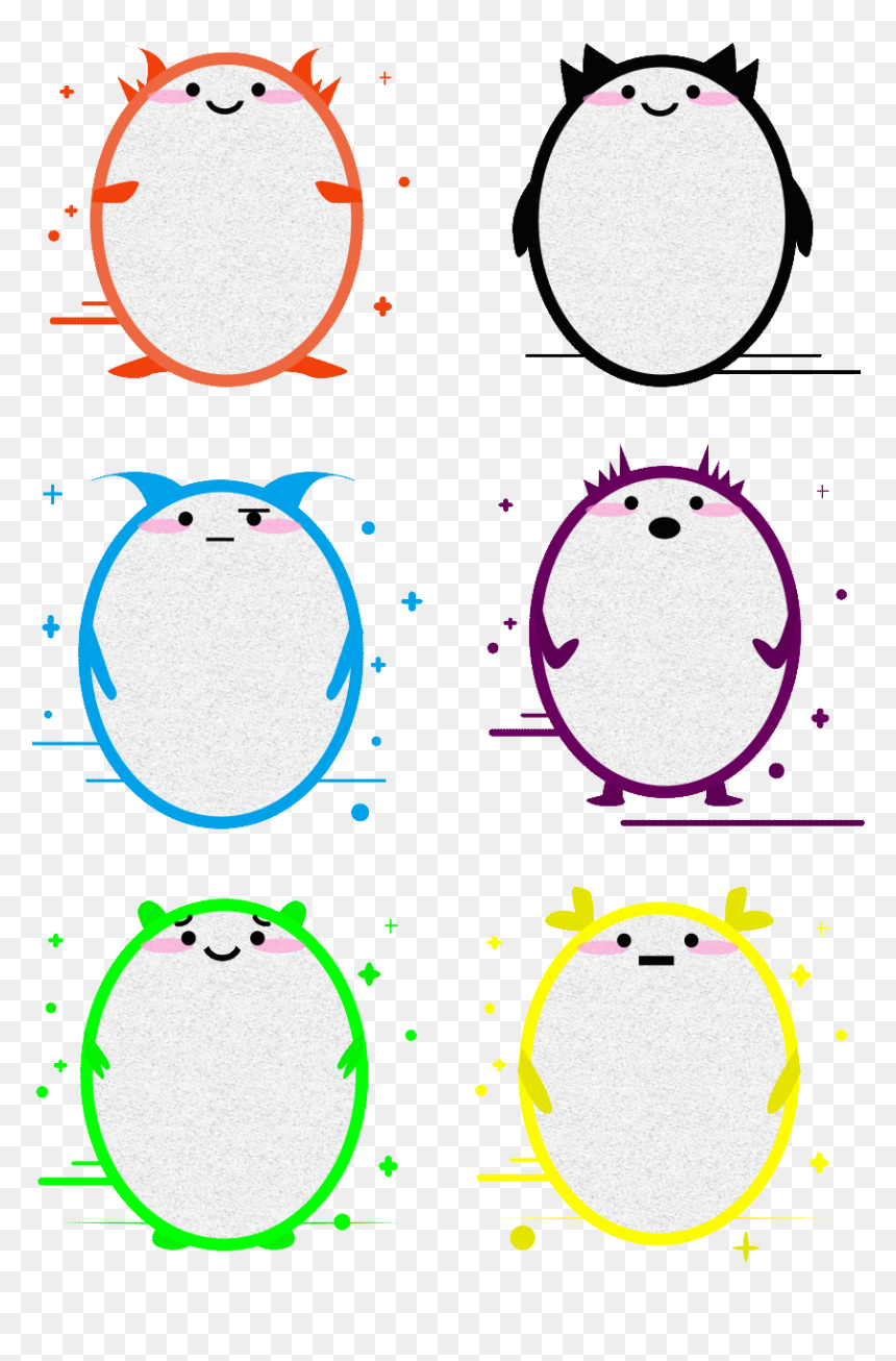 Transparent Monster Cartoon Png - Circle, Png Download - decorative circle png