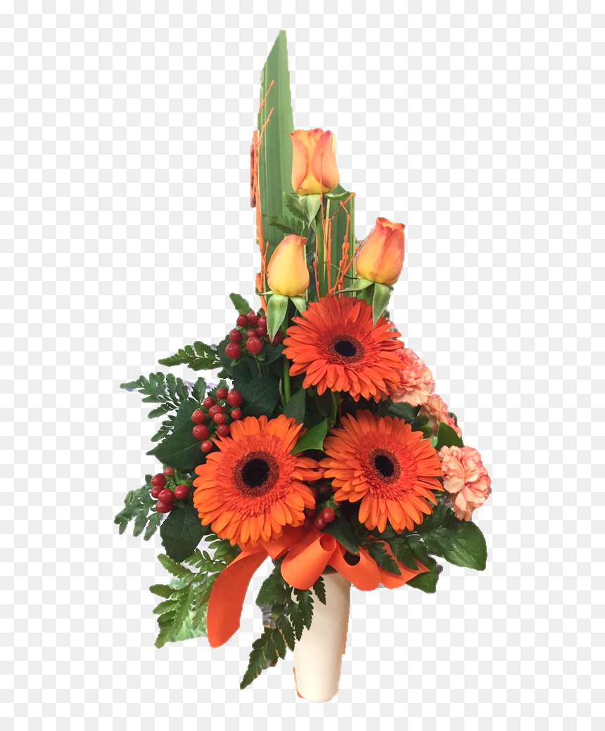 Cut Bouquet Transvaal Flower Design Daisy Floral Clipart - Bouquet, HD Png Download - daisy flower png