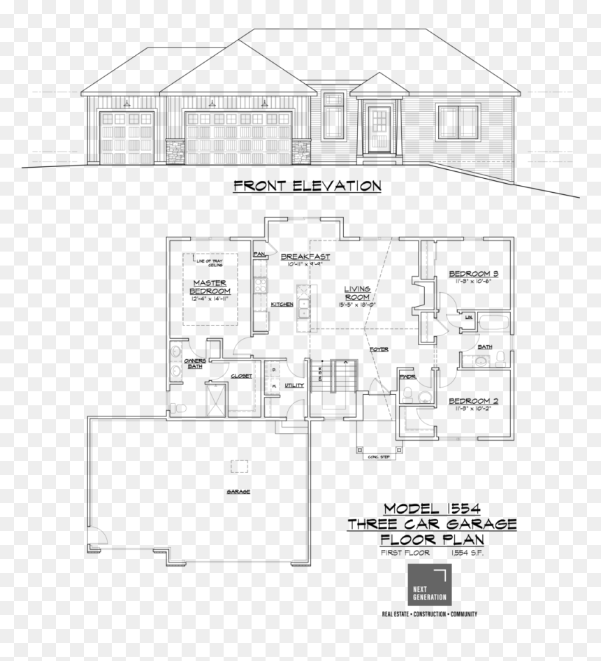 Lh 3 Car Garage, HD Png Download - garage png
