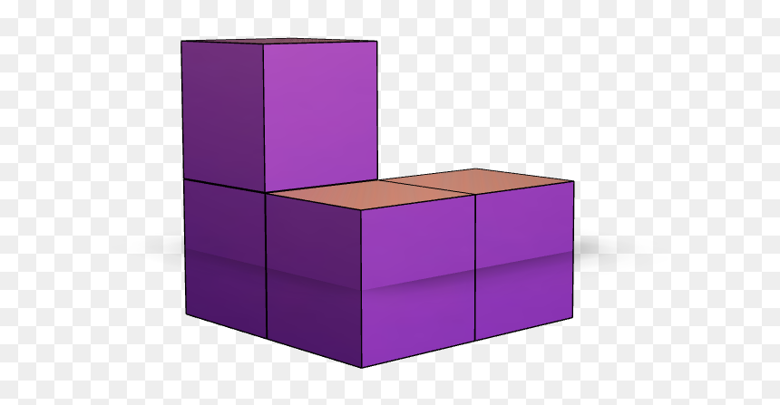 3d Tetris Piece - Chair, HD Png Download - tetris png