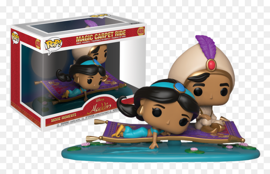 Aladdin Movie Moments Aladdin And Jasmine Magic Carpet - Magic Carpet Ride Funko, HD Png Download - magic carpet png