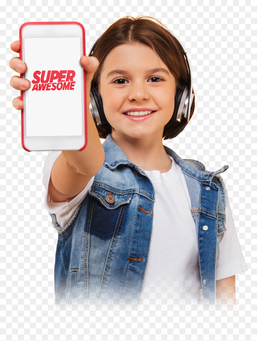 Sa Home Kid - Super Awesome Kids, HD Png Download - happy kid png