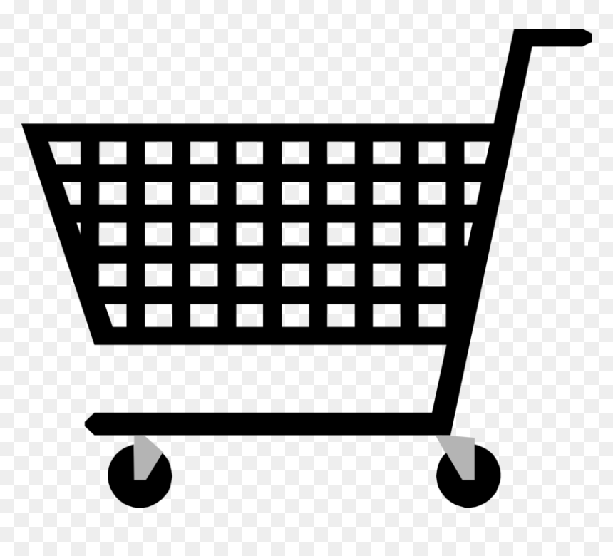 Vector Illustration Of Supermarket Grocery Store Shopping - Shopping Cart, HD Png Download - grocery cart png