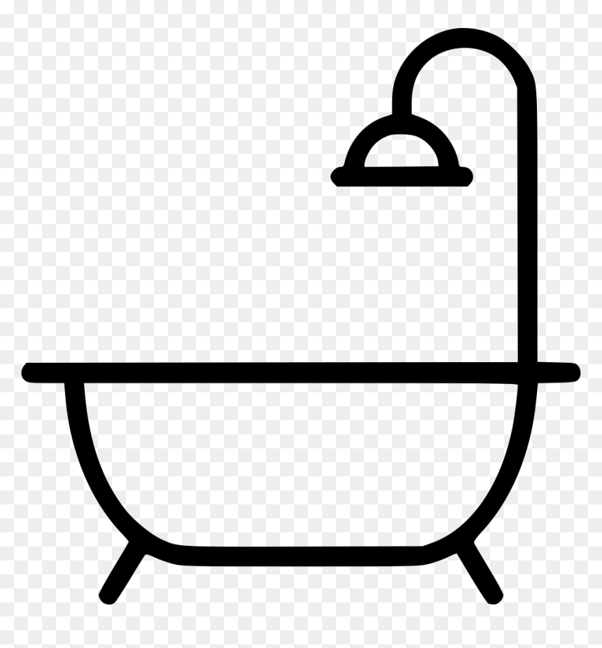 Bathroom Bath Shower - Bathroom, HD Png Download - bathroom icon png