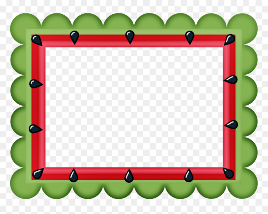 Moldura Para Foto Melancia - Watermelon Border Cliparts, HD Png Download - moldura png para fotos