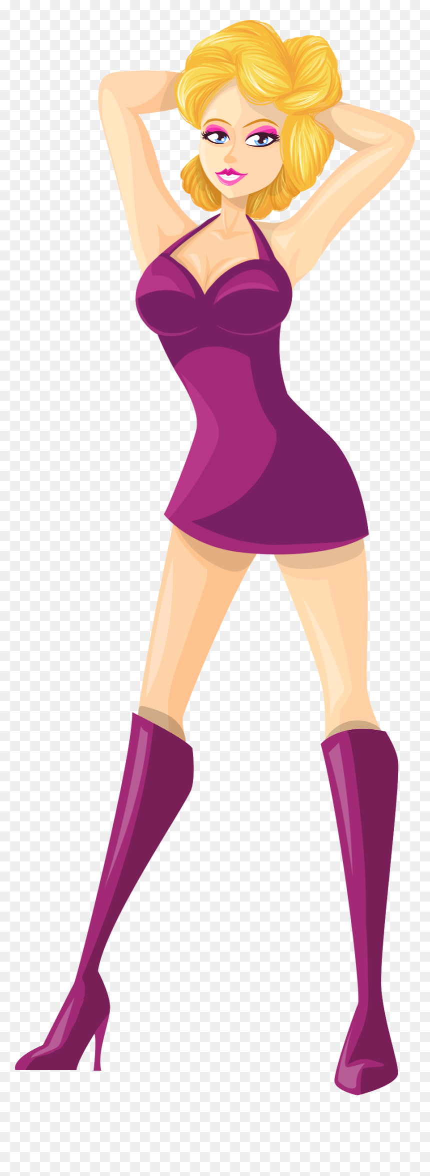 Transparent Dress Icon Png - Red Hair, Png Download - dress icon png