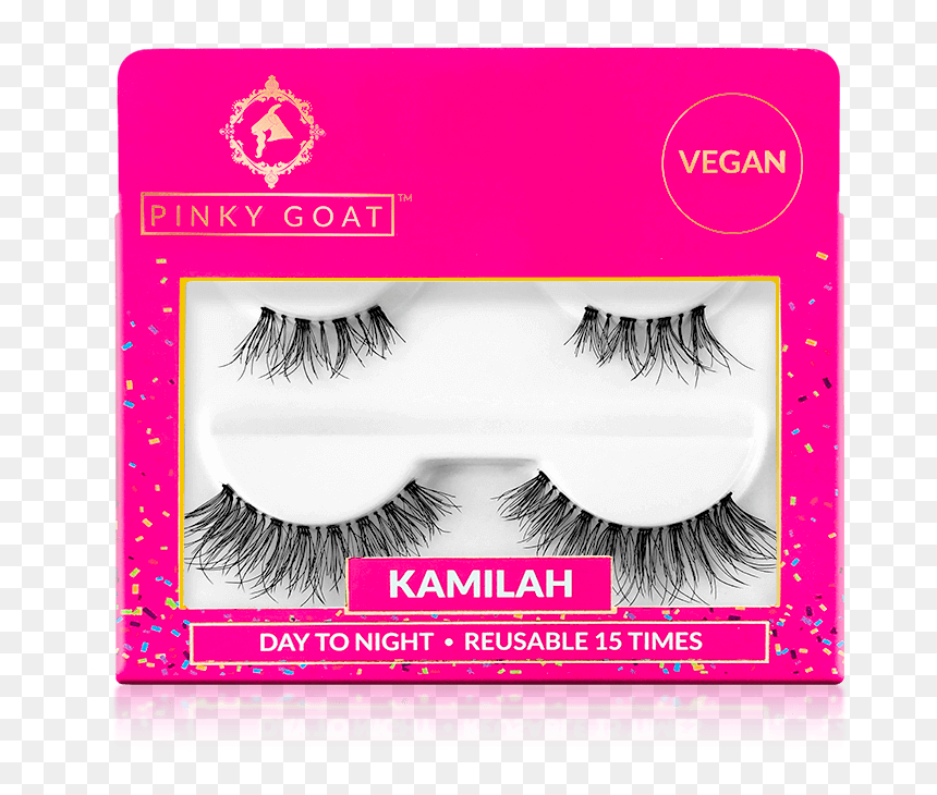 Pinky Goat Lashes Day To Night Duo Pack, HD Png Download - eye lash png